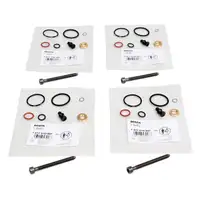 4x BOSCH 1417010997 Dichtungssatz Einspritzd&uuml;se + ORIGINAL Schrauben f&uuml;r VAG TDI