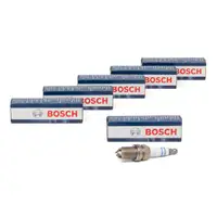 6x BOSCH Z&uuml;ndkerze Set PLATINUM FGR7DQP+ 0242236562 BMW E36 E46 E39 E38 Z3 Z4
