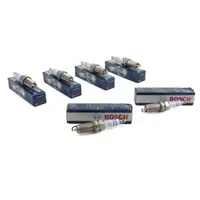 6x BOSCH Z&uuml;ndkerze Set Doppelplatin FR7NPP332 0242236510 BMW OE-Nr 12122158253