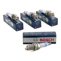 4x BOSCH Z&uuml;ndkerze Set Super Plus FR8DPP33+ 0242230500 Mercedes W202 W203 C219