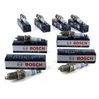 8x BOSCH Z&uuml;ndkerze Set Super Plus FR8DPP33+ 0242230500 Mercedes W202 W203 C219
