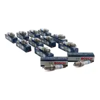 12x BOSCH Z&uuml;ndkerze Set Super Plus FR7KPP33U+ 0242236544 Mercedes W203 W202 C208
