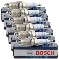 6x BOSCH Z&uuml;ndkerze Super Plus FR7HC+ 0242236565 f&uuml;r JEEP SEAT SKODA VW