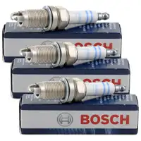 3x BOSCH Z&uuml;ndkerze Super Plus FR7HC+ 0242236565 f&uuml;r JEEP SEAT SKODA VW