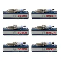 6x BOSCH Z&uuml;ndkerze Set Doppelplatin ZR5TPP33 0242145515 f&uuml;r BMW 12120037582
