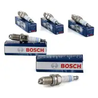 5x BOSCH Z&uuml;ndkerze Set Super Plus FR7LDC+ 0242235668 VAG 101000051AA