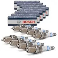 8x BOSCH 0242235776 FR7KPP332 Z&uuml;ndkerze AUDI A6 C6 BMW E81-88 E46 E90-93 E60 E61