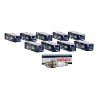 10x BOSCH Z&uuml;ndkerze Set Doppelplatin FR5KPP332S 0242245576 VW AUDI SEAT SKODA