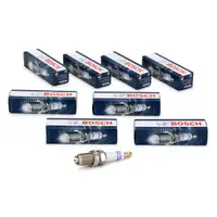 8x BOSCH 0242240587 FGR6KQE Z&uuml;ndkerze PORSCHE CAYENNE (9PA) S 4.5 bis 01.2007