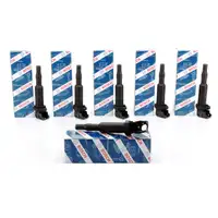 6x BOSCH Z&uuml;ndspule inkl. Z&uuml;ndkerzenstecker BMW E81/87 E46 E90 E60/61 F10 X3 X5
