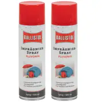 BALLISTOL 25010 PLUVONIN Verdeck- & Textil-Impr&auml;gnierung Spray N&auml;sseschutz 2x 500ml