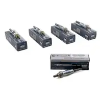 6x BERU Gl&uuml;hkerze Set GN858 0100226234 Mercedes 100 631 190 W201 W202 W124 W460