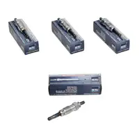 4x BERU Gl&uuml;hkerze Set GN858 0100226234 Mercedes 100 631 190 W201 W202 W124 W460