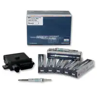 BERU Steuerger&auml;t Gl&uuml;hzeit GSE102 + 6x Gl&uuml;hkerze Set GE102 f&uuml;r BMW 6 Zylinder