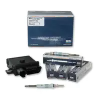 BERU Steuerger&auml;t Gl&uuml;hzeit GSE101 + 4x Gl&uuml;hkerze Set GE102 f&uuml;r BMW 4 Zylinder