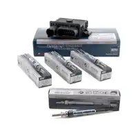 BERU Steuerger&auml;t Gl&uuml;hzeit GSE101 + 4x Gl&uuml;hkerze Set GE102 f&uuml;r BMW 4 Zylinder