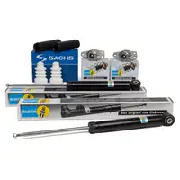 2x BILSTEIN B4 Sto&szlig;d&auml;mpfer + Dreckschutz + Domlager VW Golf 5 Variant hinten