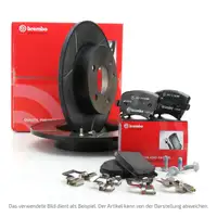 Brembo MAX LINE Bremsscheiben + Bel&auml;ge AUDI A3 SEAT SKODA VW GOLF 4 POLO hinten