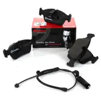 BREMBO Bremsbel&auml;ge + Wako f&uuml;r BMW 3er E46 316-328i 318/320d Z4 E85 1.8-3.0 vorne