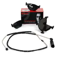 BREMBO Bremsbel&auml;ge + Wako BMW Z4 E85 E86 2.0i 2.5i 3.0i 3.0si 150-265 PS hinten