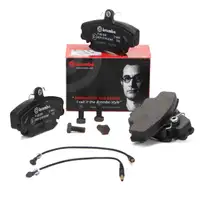 BREMBO P68008 Bremsbel&auml;ge + Warnkontaktkabel DACIA LADA PEUGEOT RENAULT vorne