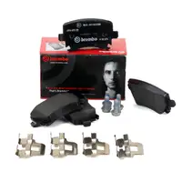 BREMBO Bremsbel&auml;ge Bremsbelagsatz hinten P85073 f&uuml;r VW AUDI SEAT SKODA 23914