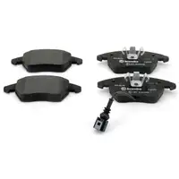 BREMBO Bremsscheiben + Bel&auml;ge + Wako AUDI A1 A3 TT SEAT SKODA VW GOLF 5 6 vorne