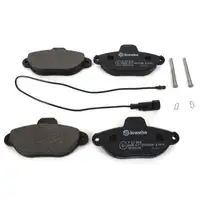 BREMBO Bremsbel&auml;ge + Wako f&uuml;r FIAT 500 (312) PUNTO (176 188) FORD KA (RU8) vorne