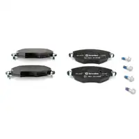 BREMBO Bremsscheiben + Bel&auml;ge FORD MONDEO III MK3 JAGUAR X-TYPE vorne + hinten