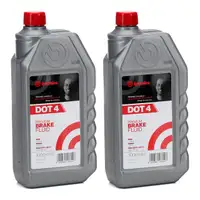 BREMBO Bremsfl&uuml;ssigkeit L04010 DOT 4 Premium Brake Fluid 2 L 2 Liter