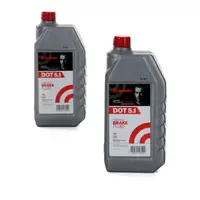 BREMBO Bremsfl&uuml;ssigkeit L05010 DOT 5.1 Premium Brake Fluid 2 L 2 Liter