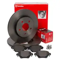 BREMBO Bremsen Bremsscheiben + Bel&auml;ge f&uuml;r Ford Mondeo III Jaguar X-Type hinten