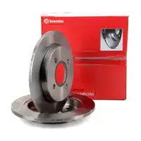 BREMBO Bremsscheiben f&uuml;r Ford Fiesta V Focus Scorpio Sierra hinten 08.4931.24