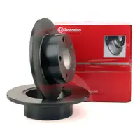 BREMBO Bremsscheiben f&uuml;r Audi 100 A6 Skoda Superb VW Passat hinten 08.5743.11