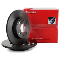 BREMBO Bremsscheiben ALFA ROMEO f&uuml;r FIAT 500 FORD KA LANCIA hinten 08.5085.11