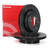Brembo MAX LINE Bremsscheiben f&uuml;r BMW 3er E36 323i 328i E46 hinten 09.7727.75