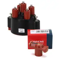 BREMI Verteilerkappe + Verteilerfinger MERCEDES 190 W201 E-KLASSE W124 W461 W463 M102