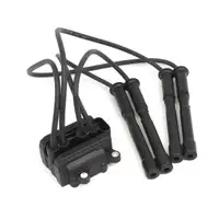 BREMI Z&uuml;ndspule + Z&uuml;ndkabelsatz + 4x ORIGINAL Renault Z&uuml;ndkerzen CLIO TWINGO 1.2