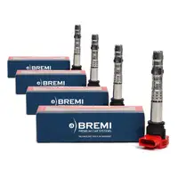 4x BREMI Z&uuml;ndspule AUDI A4 A5 A6 A8 Q7 R8 PORSCHE PANAMERA CAYENNE VW TOUAREG