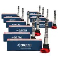 10x BREMI Z&uuml;ndspule 20114 f&uuml;r AUDI A6 RS6 S6 A8 S8 quattro R8 5.2 FSI