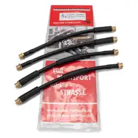 Fischer Stahlflex PO 117-4 Bremsschlauch Satz PORSCHE Macan (95B) S / GTS / Turbo