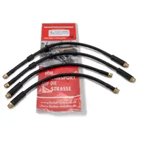Fischer Stahlflex PO 3113-4 Bremsschlauch Satz PORSCHE Cayenne (9PA) S / GTS / Turbo