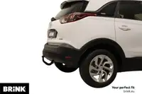 THULE BRINK Anh&auml;ngerkupplung ABNEHMBAR f&uuml;r OPEL CROSSLAND X (P17)