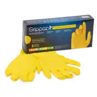 GRIPPAZ 306 Schutzhandschuhe NITRIL Handschuhe GELB Gr&ouml;&szlig;e XL (50 St&uuml;ck)