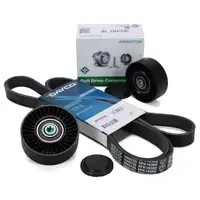 CONTI 6PK1836 Keilrippenriemen + INA Rollen BMW 1er E87 120d 163 PS N47 bis 2006