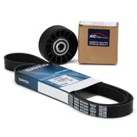 CONTI 6PK2050 Keilrippenriemen + Rolle MERCEDES W201 W202 W124 W210 OM601-604