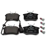 DELPHI Bremsbel&auml;ge + Wako AUDI A1 A3 SEAT IBIZA SKODA FABIA VW GOLF 6 POLO vorne