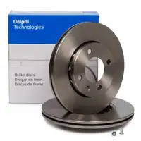 DELPHI Bremsscheiben Satz f&uuml;r SEAT AROSA VW FOX LUPO POLO (6N1 6N2) vorne