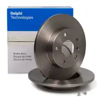 DELPHI Bremsscheiben f&uuml;r OPEL ASTRA G H CORSA C MERIVA A B ZAFIRA A B hinten