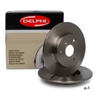 DELPHI Bremsscheiben f&uuml;r SMART CABRIO CITY-COUPE CROSSBLADE FORTWO 450 451 vorne